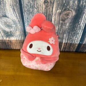 Squishmallows My Melody Pink Floral Plush Sanrio Hello Kitty & Friends